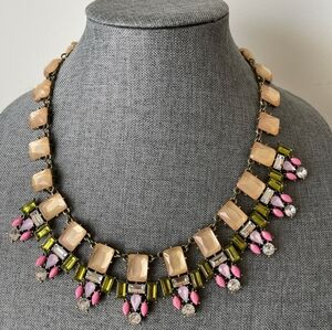 Vintage Stunning Signed Joan Rivers Bib Statement Necklace GUC